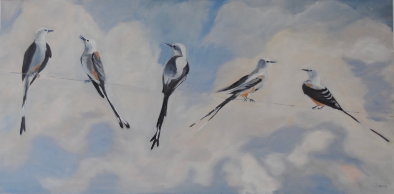 Scissortails II by artist Tammy Brown